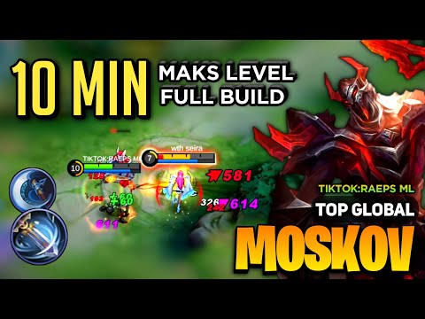 Moskov Goldlane Fast Farm Rotation[ Moskov Best Build Top Global ] TIKTOK:RAEPS ML - MLBB