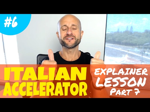Italian Accelerator REVIEW - Episode 6 (Part 7) | Learn Conversational Italian Phrases and Words
