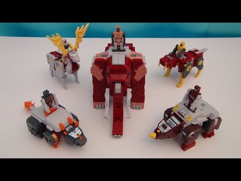 FANSPROJECT GLACIALORD TRANSFORMERS RETRO FUTURE COMBINER VIDEO TOY REVIEW