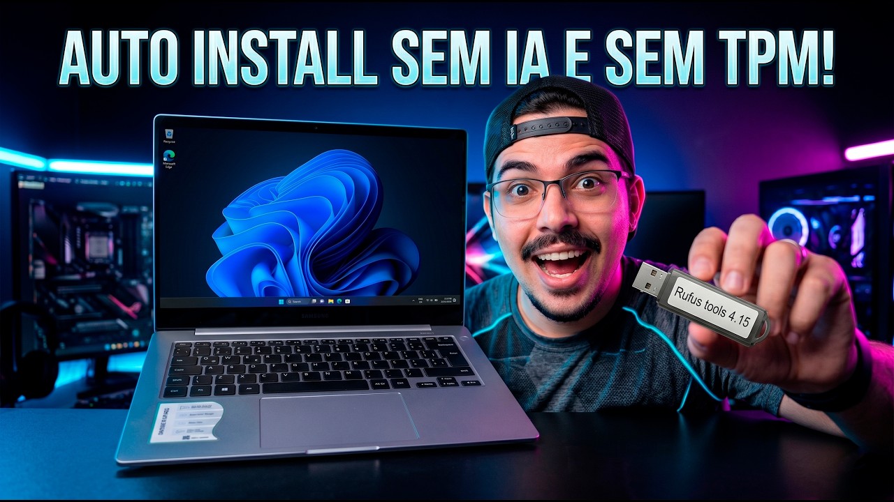 NENHUM CLIQUE! Formate Qualquer PC com o Novo Rufus Sem Internet e sem IA!
