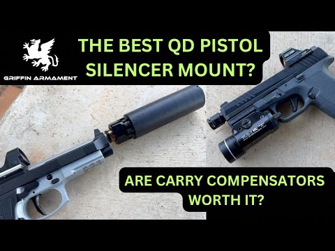 EZ-LOK Pistol Silencer QD | Carry Comp by Griffin Armament