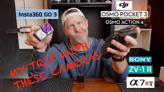 DJI Pocket 3, Sony ZV-1 M2, Insta360 Go 3, DJI Action 4, & Sony a7RV, My Trip to FL!