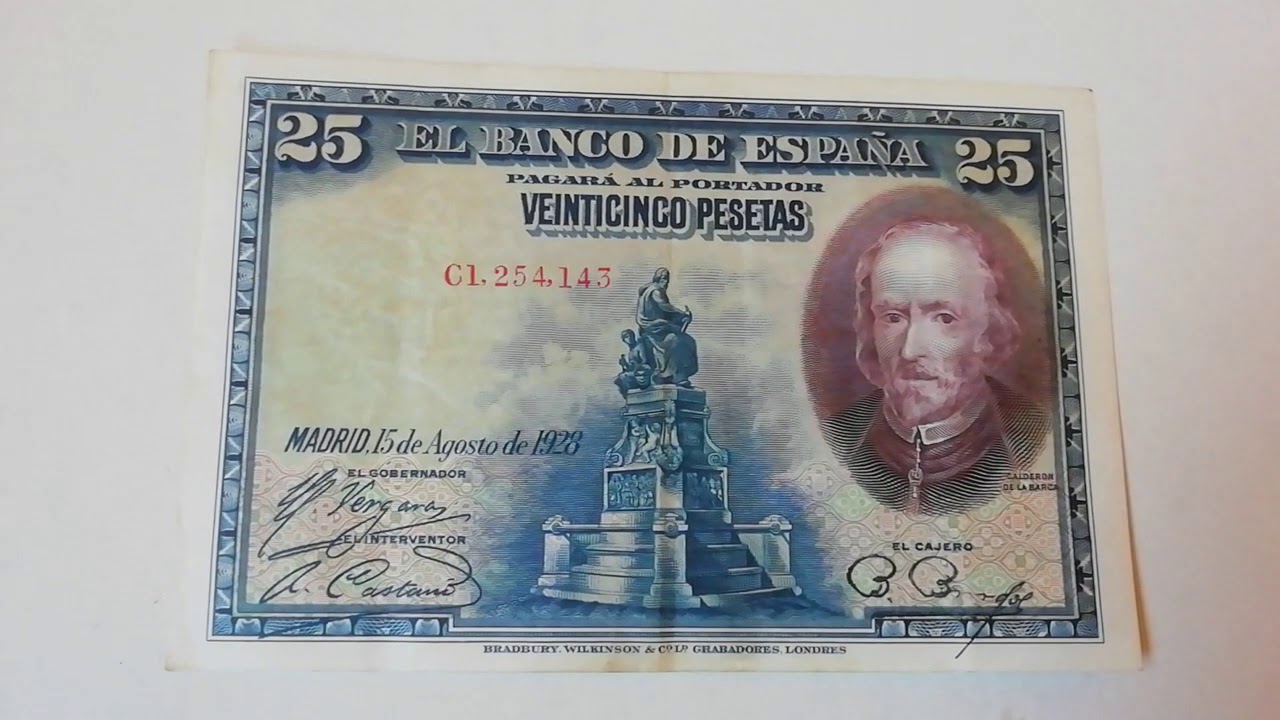 Watch 25 pesetas 1928 ESPAÑA 91 AÑOS CASI UN SIGLO Now 25 pesetas 1928 ESPAÑA 91 AÑOS CASI UN SIGLO