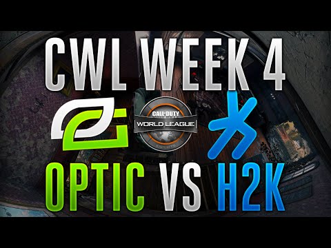 CWL Week 4 - OpTic vs H2K (Full Series)