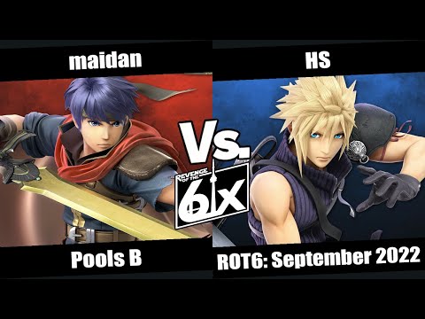 ROT6 September Pools B - maidan (Ike) vs HS (Cloud) SSBU Singles