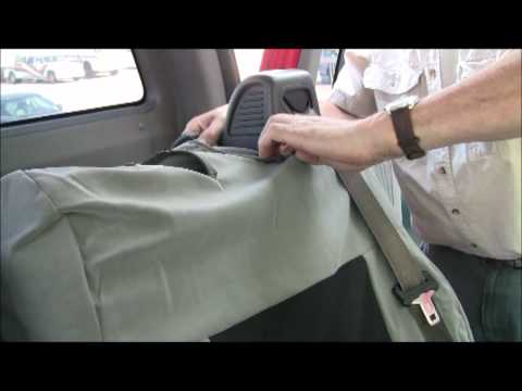 Exact Seat Covers Backrest Installation
