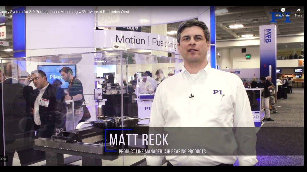 XYZ Gantry System,  3-Axis Linear Robot for 3D Print, Laser Machining, Precision Automation | PI