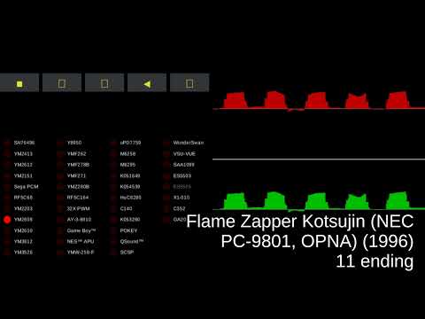 Flame Zapper Kotsujin (NEC PC-9801, OPNA) - track 11 ending