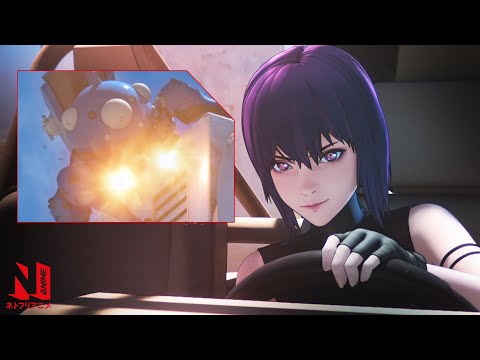 GHOST IN THE SHELL: SAC_2045 | Multi-Audio Clip: California Road Battle | Netflix Anime