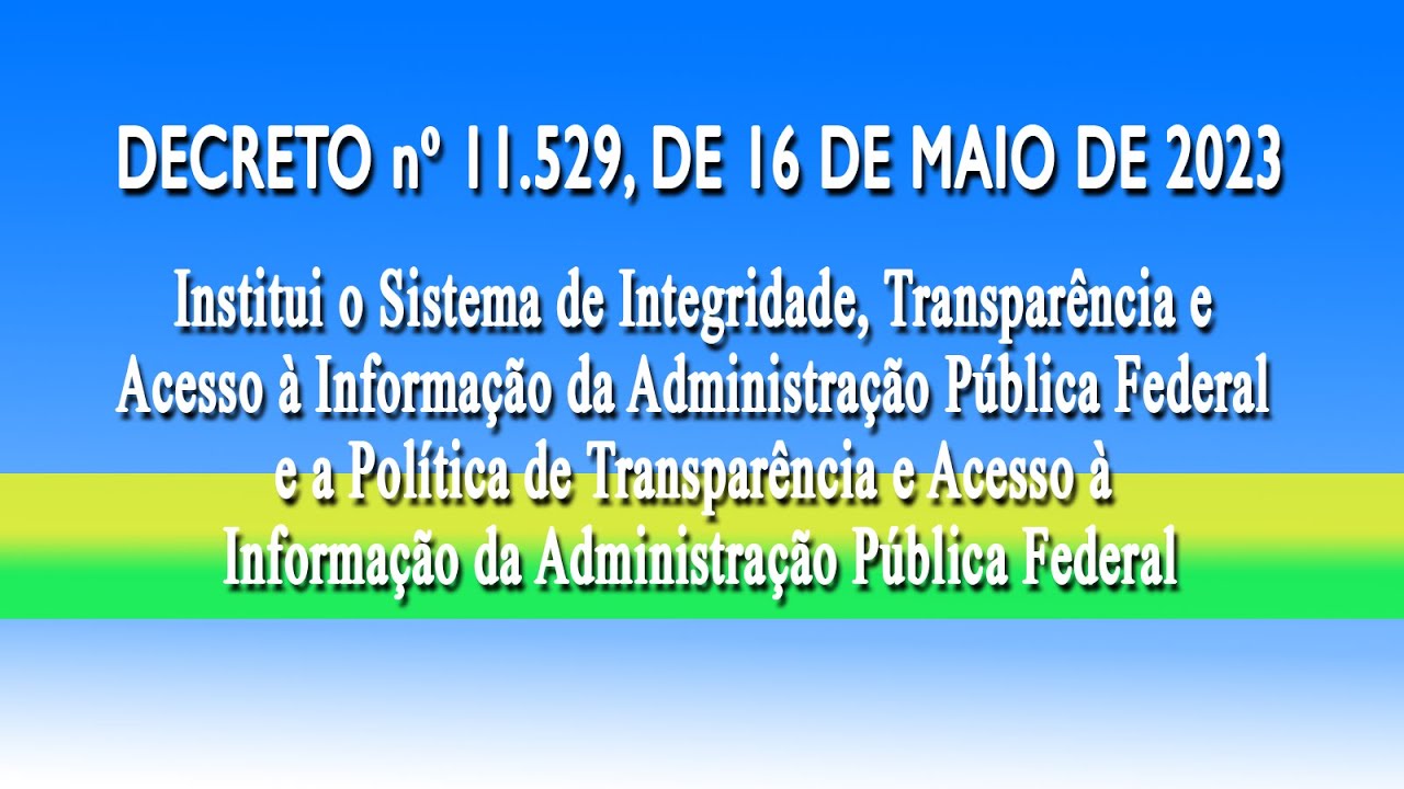 DECRETO nº 11.529