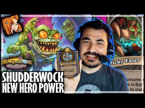 I LOVE THE NEW SHUDDERWOK! - Hearthstone Battlegrounds