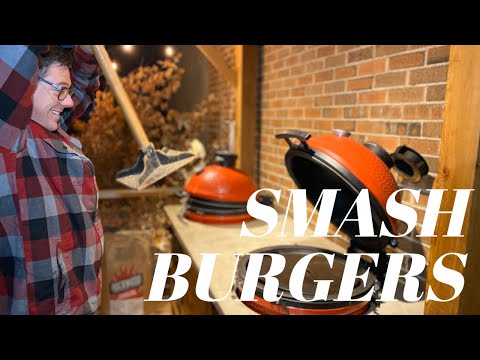 In-N-Out hamburger. Kamado Joe Smash burger recipe, the BEST BBQ hamburger homemade | SDBBQ
