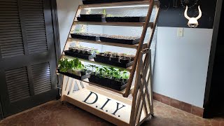 DIY - Folding Bookcase Table Indoor Garden | How To Woodworking