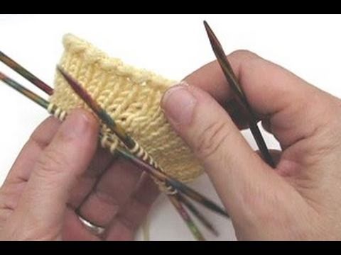 Socken stricken * Sockenkurs #2 * Anschlag mit doppelter Maschenzahl * Glattpatent in Runden