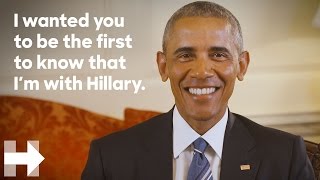 President Barack Obama endorses Hillary Clinton for president | Hillary Clinton