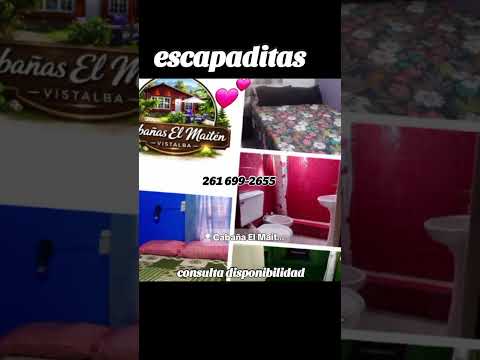 Luján de Cuyo Cabañas El Maiten Vistalba 📲 261 699-2655 Mendoza