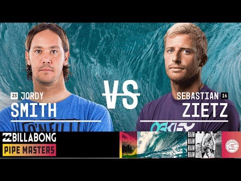 Jordy Smith vs. Sebastian Zietz - Quarterfinals, Heat 1 - Billabong Pipe Masters 2018