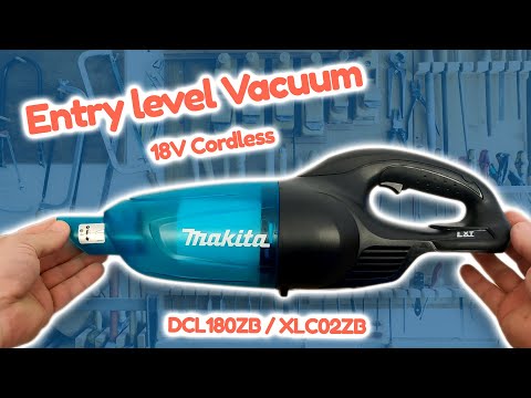 Makita DCL180Z Akumuliatorinis dulkių siurblys 18 V Li-ion, Be akumuliatorių ir kroviklio! video