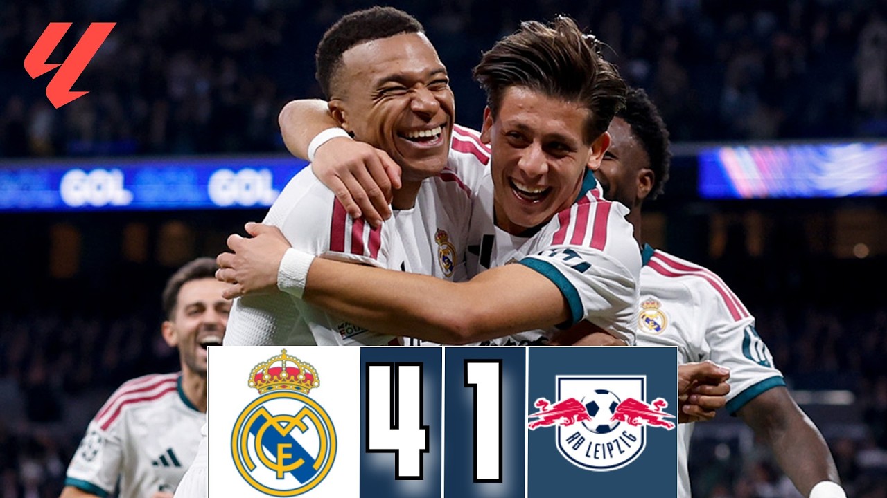 💥 EL REAL MADRID GOLEA A POCOS DÍAS DEL CLÁSICO | Real Madrid 4-1 Leipzig | Resumen Chiringuito Live