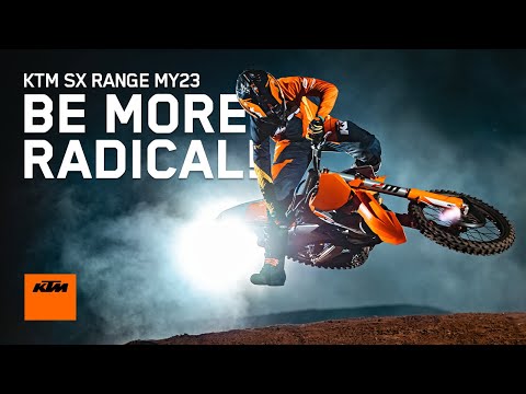 The 2023 KTM SX range - the evolution of Motocross Dominance | KTM