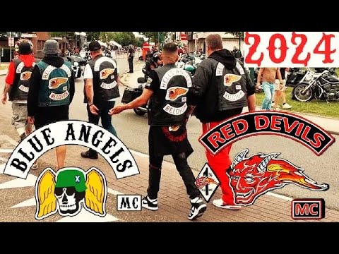 HELLS ANGELS MC BELGIUM 2024 RED DEVILS MC BELGIUM