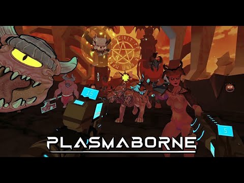 Blasting my way through Hell!! | Plasmaborne on Meta Quest