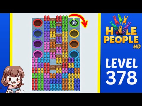 Hole People Level 378 Solution Walkthrough