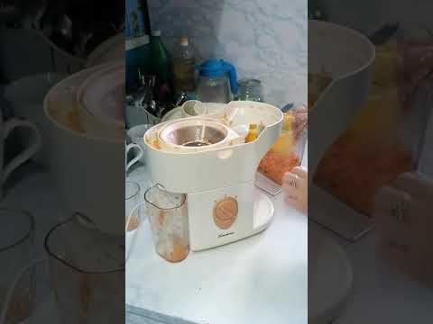 Соковыжималка Binatone je 800 , разборка и мойка соковыжималки .