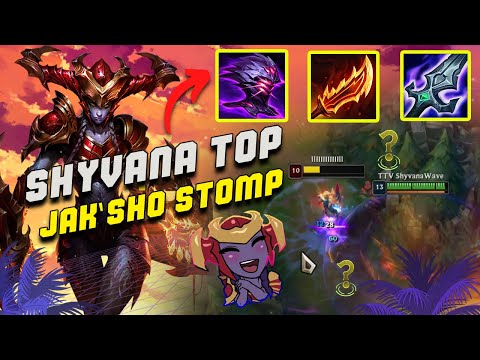 Shyvana Top vs Riven s13 - JAK'SHO HYBRID GIGA BUILD