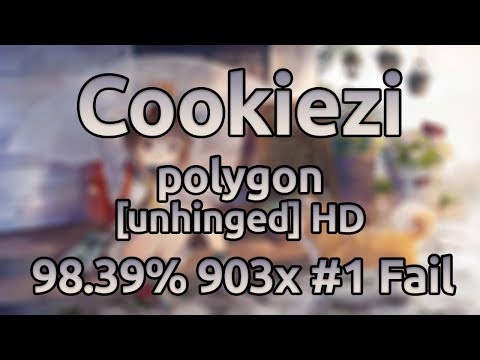 Cookiezi | Sota Fujimori - polygon [unhinged] HD 98.39% 903/1046x #1 Fail