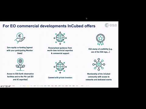 The Investing in Industrial Innovations Programme (InCubed) - Amanda Regan (ESA-ESRIN), 3/17/2021