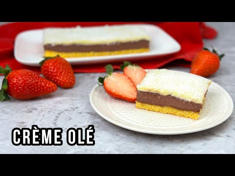 Prajitura Creme Ole in varianta inversa cu fulgi de cocos | @egustos