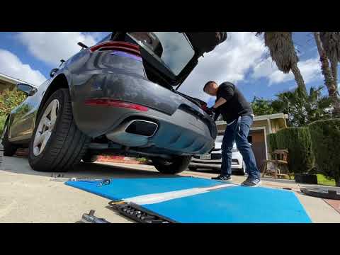 Porsche Macan Towing Receiver Hitch Installation