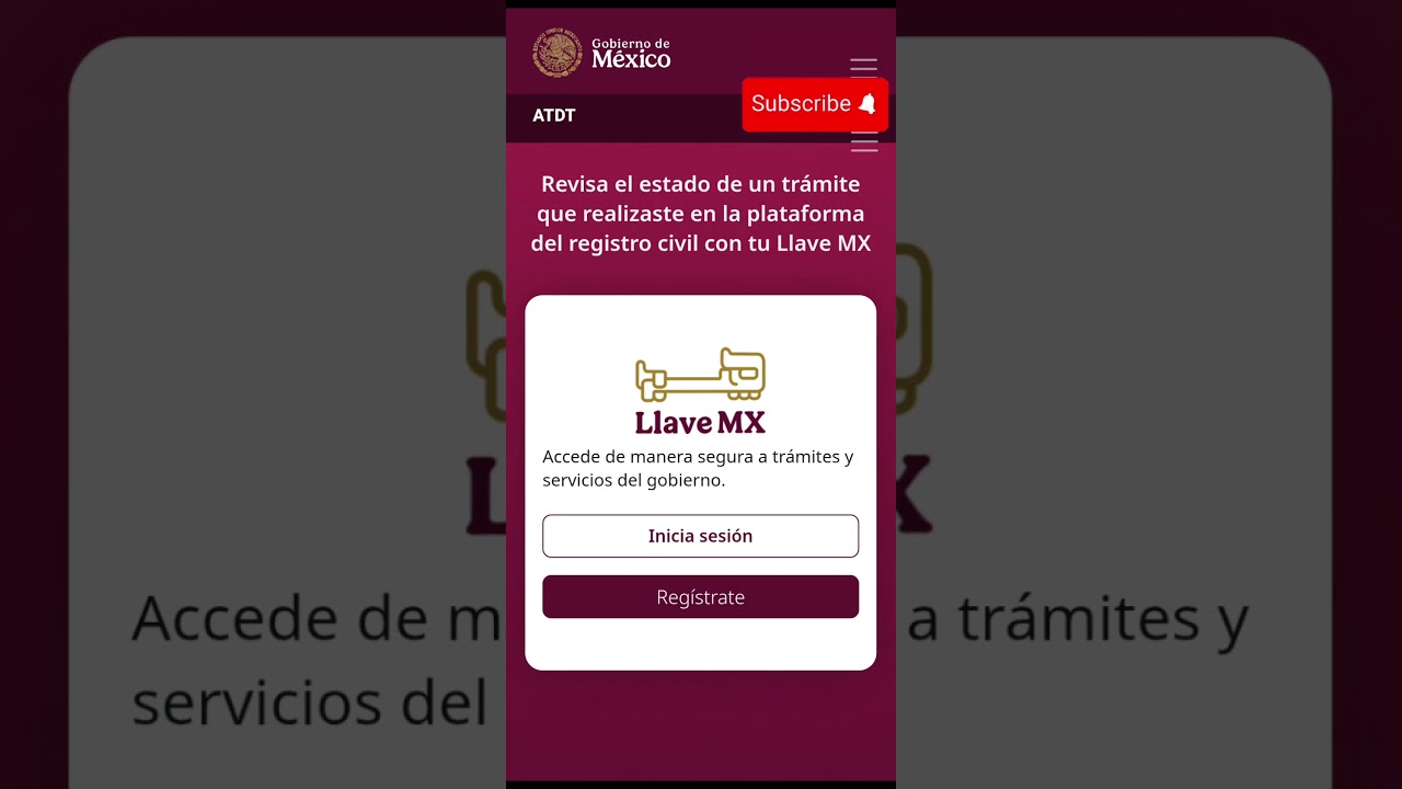 ¿Necesitas un Acta en Linea? entra a Plataforma Llave MX. #mexico #tramitesonline #llavemx #actas