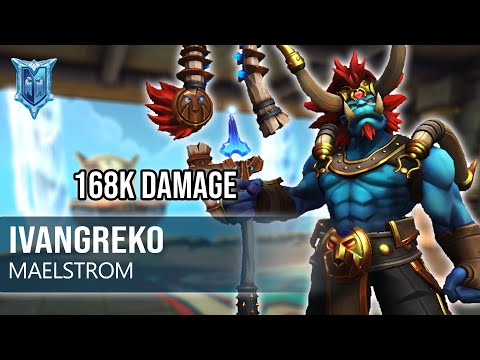 168K Damage IvanGreko Grohk Paladins Competitive (Diamond) MAELSTROM