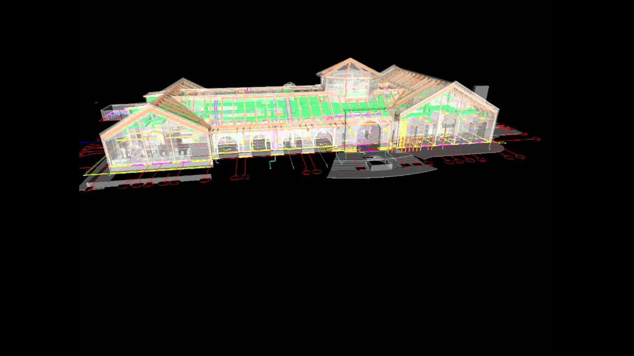 TCU's Admissions Building - Linbeck BIM Coordination & Implementation Model