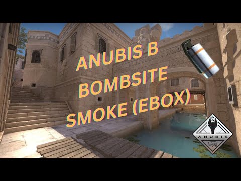 Thats how you smoke anubis B bombsite (e-box) | Everyone must know | ft jasonR