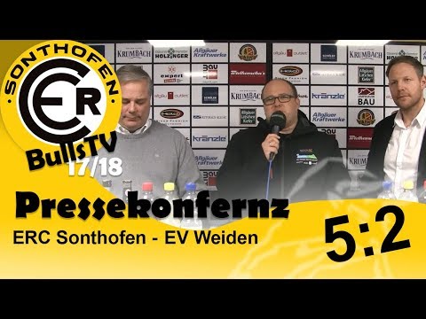 Pressekonferenz ERC Sonthofen - Blue Devils Weiden (18.02.18 | 5:2) | ERC Sonthofen