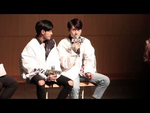 180707 Everytime (DOTs OST) by Krist - Krist & Singto Fanmeeting in Korea