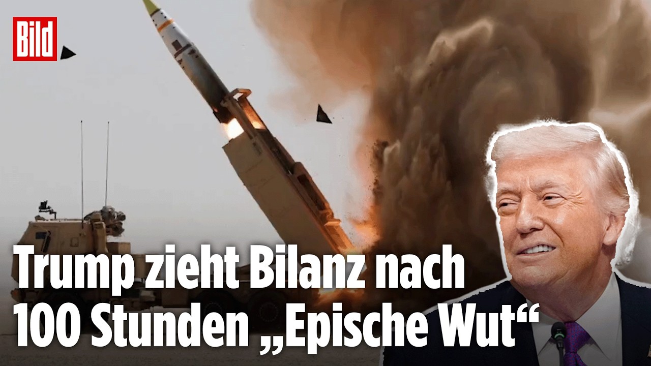 TRUMPS „EPISCHE WUT“: 2.000 Ziele im Iran in den ersten 100 Stunden zerstört