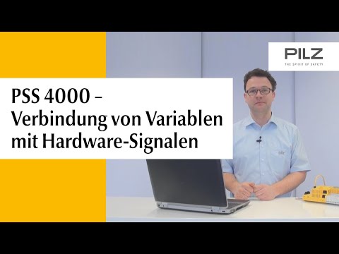 PSS 4000 Tutorial: Verbindung von Variablen mit Hardware-Signalen | Pilz