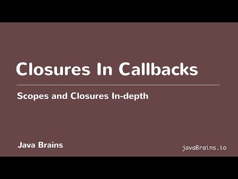 Scopes and Closures In-depth 19 - Closures In Callbacks