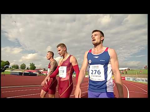 MČR 2017 Třinec - 100m muži