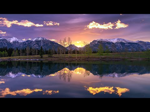 Canada 4K - Amazing Beautiful Nature Scenery with Relaxing Music