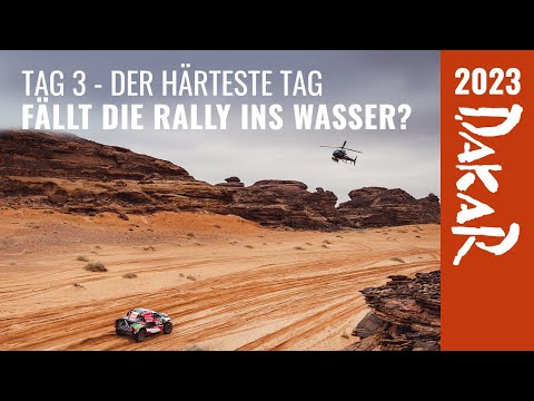 Inside Dakar 2023: Tag 3 - der härtestet Tag bis jetzt: Starkregen & Hochwasser in der Wüste