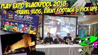 Retro Waffle - Play Expo Blackpool 2018 Travel Vlog, Footage & Pick Up's