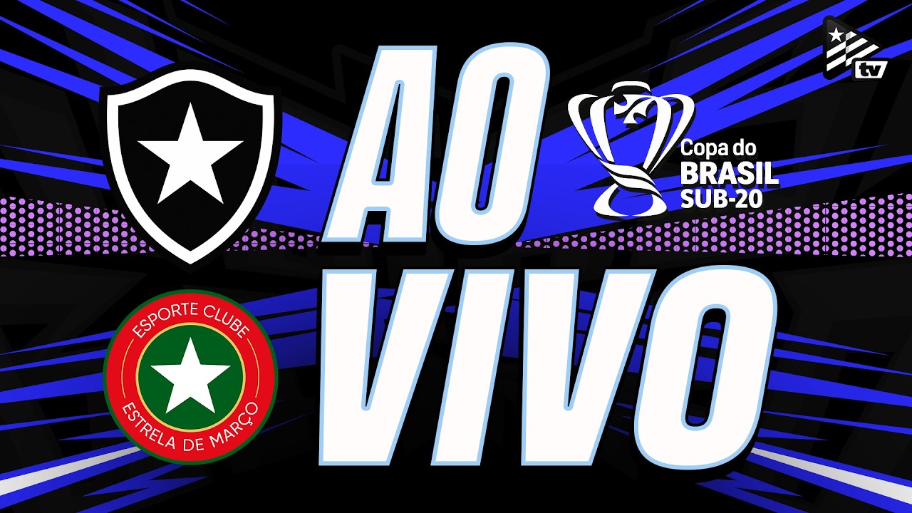 Assista AO VIVO: Botafogo estreia na Copa do Brasil Sub-20 contra o Estrela de Março