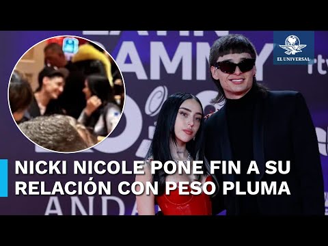 ¡Por infidelidad! Nicki Nicole confirma rompimiento con Peso Pluma