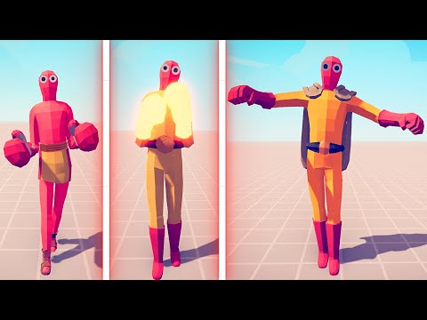 EVOLUTION OF SAITAMA - Totally Accurate Battle Simulator TABS