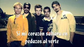 Backstreet Boys Lose it all (traducida al español)